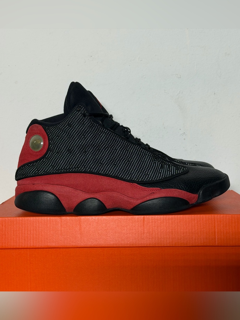 Nike Air Jordan 13 Retro Bred Black Red 2017 Sneakers 414571-004 Men's Size 12.5
